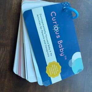 Curious Baby Activity Cards 0-12 Mo